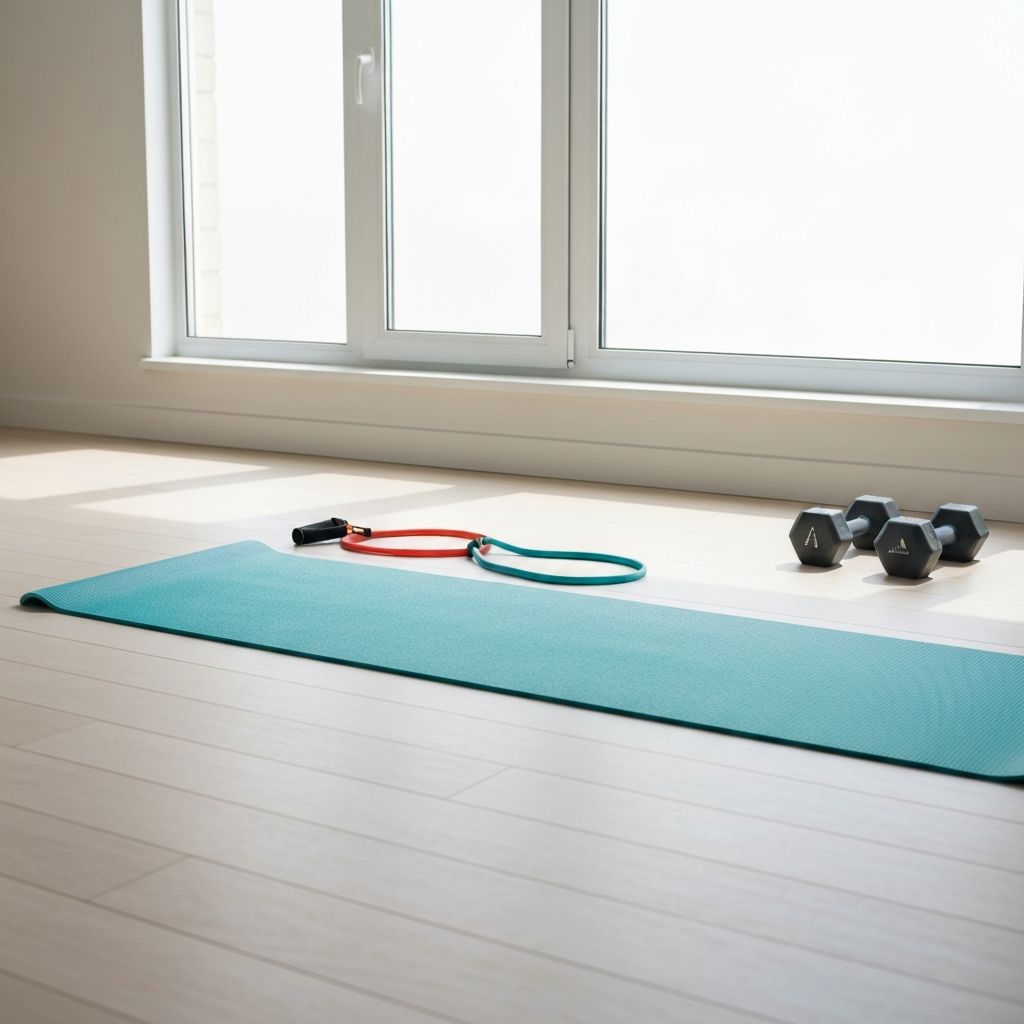 Przestrzeń do ćwiczeń domowych